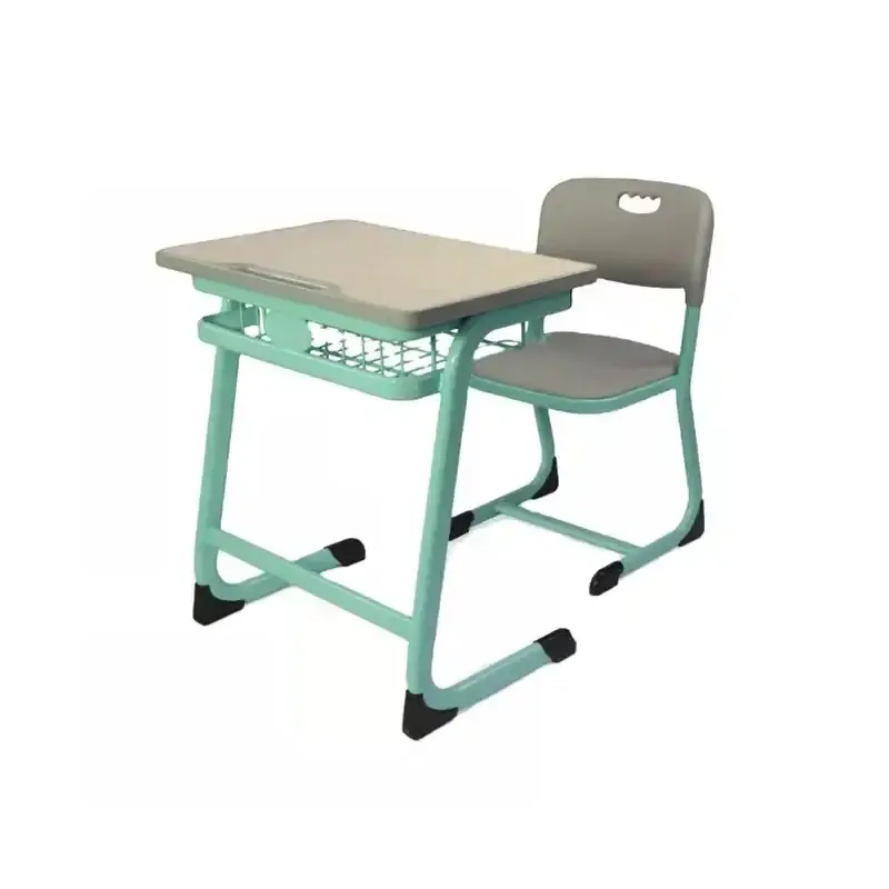 Custom OEM Study Single Adjustable School Classroom Desk And Chair