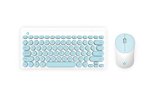 Combo de teclado y ratón inalámbrico portátil, 2,4g, para tableta Ipad Android