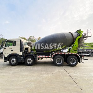 HOWO 8*4 şasi ile yüksek kaliteli Zoomlion kendinden yükleme çimento mikser kamyonu 12M3 özellikler çekirdek bileşenleri adam Motor motoru - Product Image 3