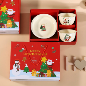 jaune crème 2 bols 1 assiette