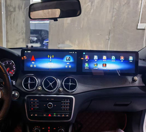 カーステレオAndroidデュアルスクリーンW176 CLA C117 GLA X156 Androidナビゲーションマルチメディアプレーヤーラジオカーヘッドユニット - Product Image 5