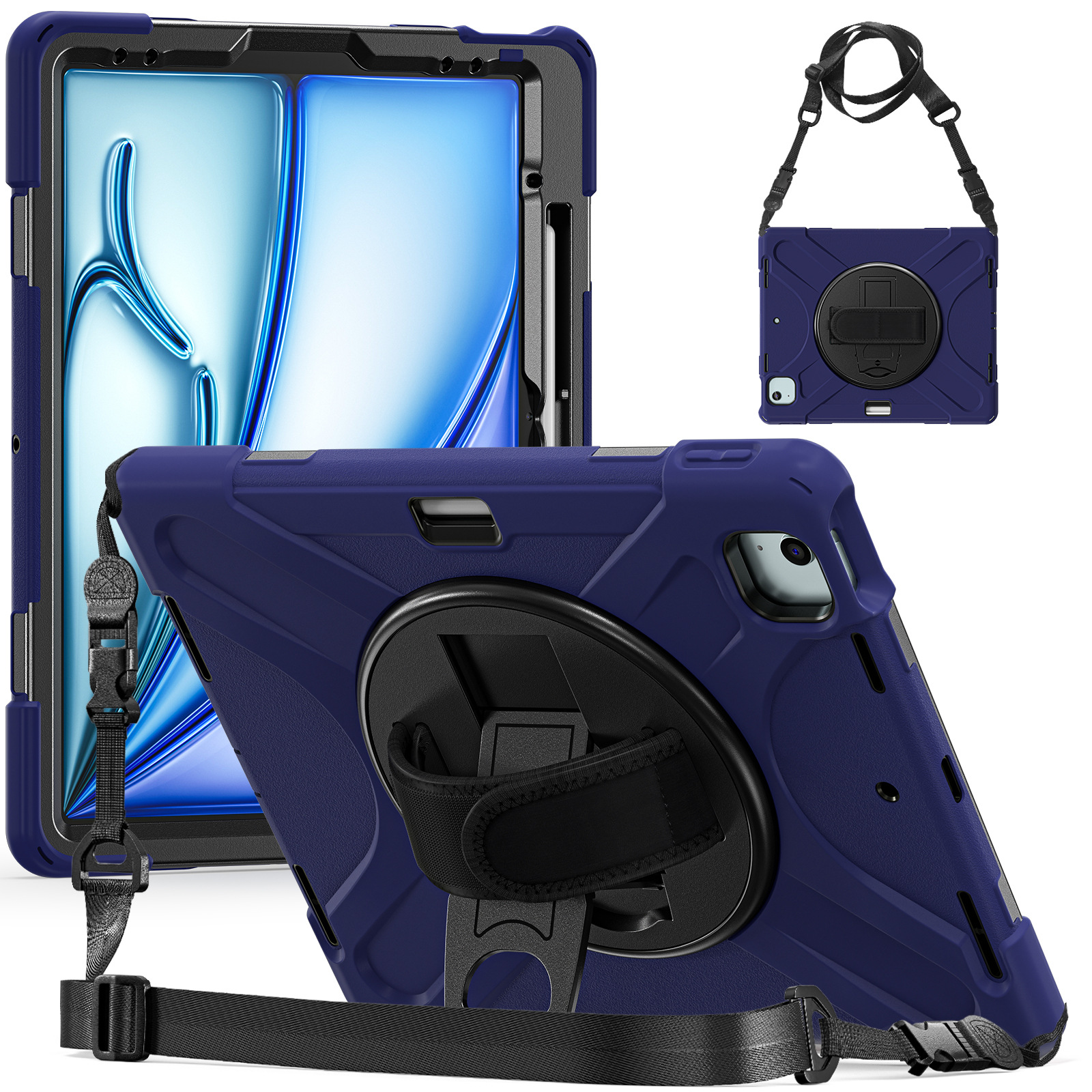 Azul marino-para iPad pro12.9 2018/2020/2021/2022