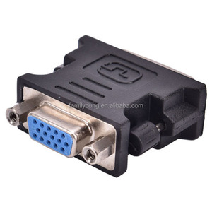 <strong>DVI</strong> to <strong>VGA</strong> Adapter <strong>DVI</strong>-I Male 24+5 Pin to <strong>VGA</strong> Female Adapter HD Video Graphics Card Converter for PC HDTV Projector - Product Image 5