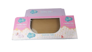 Custom Logo Dolls Toy Gift Paper Packing <strong>Box</strong> Cardboard Window Baby Doll Packaging Boxes - Product Image 4