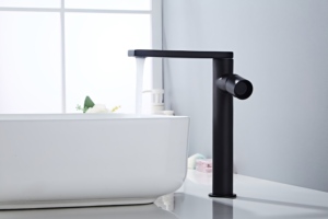 Vuông vòi Brass lưu vực vòi Chrome xử lý duy nhất Cartridge gốm boong núi Mixer cho phòng tắm hiện đại - Product Image 5