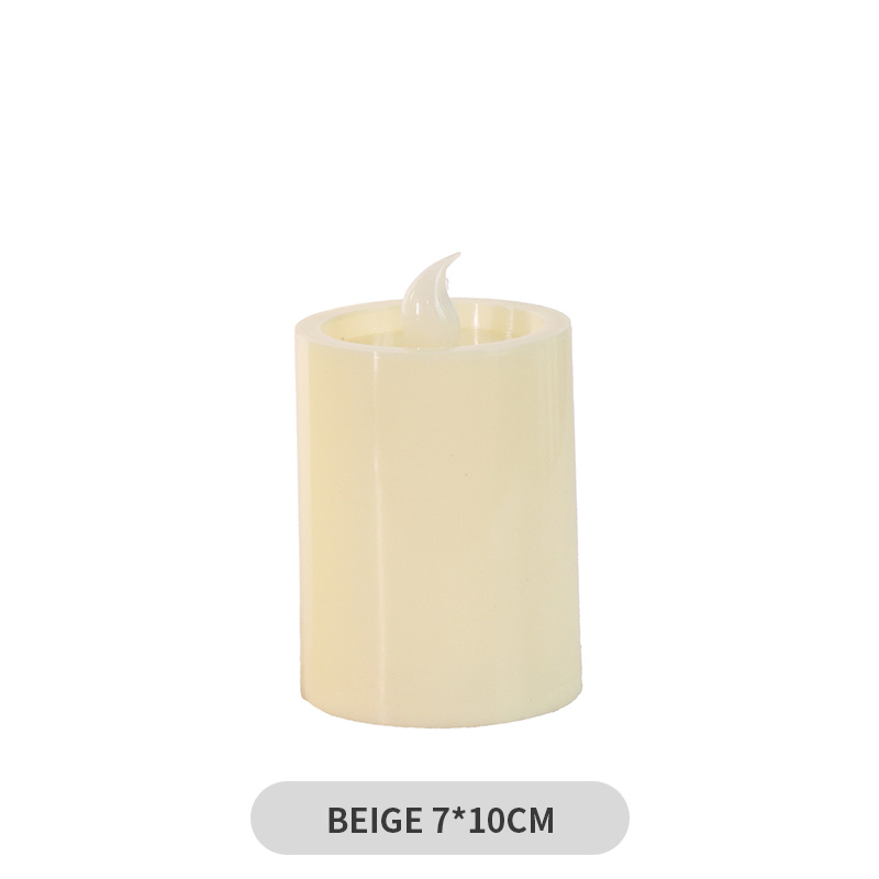 Cabeza de vela beige