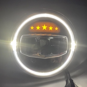 ไฟหน้ารถยนต์ LED ทรงกลม5.75 7 9นิ้ว,ไฟหน้าลำแสงสูงต่ำสำหรับรถยนต์ H4 H13ไฟ Led สำหรับ Jeeps Wrangler JK JL ระบบไฟอัตโนมัติ - Product Image 4
