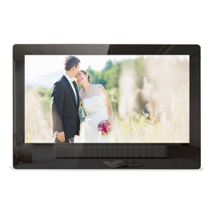 Immagini digitali 10.1 pollici mobile mp4 film visore cornice come giocatore di pubblicità video 720P 360 gradi di rotazione supporto USB/SD card - Product Image 1