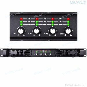 Pro 4000W Amplificador digital de alta potencia de 4 canales 1000 vatios con función de puente Unidad Lineal Array Acoustic 1650W 4Ohm - Product Image 6