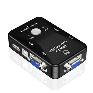 cantell 2端口VGA KVM开关2路VGA开关盒手动USB 2.0鼠标键盘手动usb KVM开关 - Product Image 5