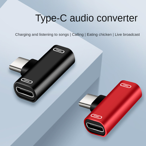 2合1 C型分路器USB C音频音乐充电电源适配器，用于三星华为的Pad - Product Image 4