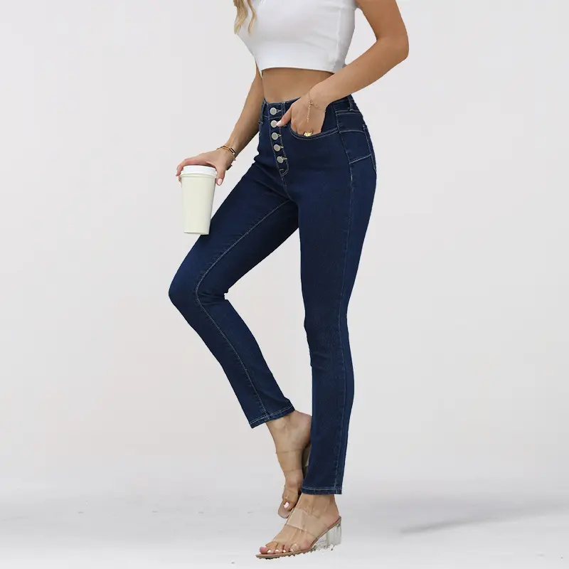 Nuevo 2021 Negro mujer jeans Street, Wear Flare Girls Pants para mujeres Vintage Casual moda alta cintura Jeans/