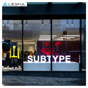 Display del modulo Mesh trasparente HD schermo pubblicitario in vetro trasparente a LED 3D - Product Image 3