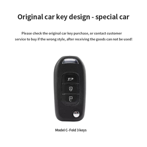 Silver Edge TPU <strong>Key</strong> Cover with Keychain Fit for Renault Clio <strong>Espace</strong> 5 Master Bus Talisman Megane Protector Holder Accessories - Product Image 2