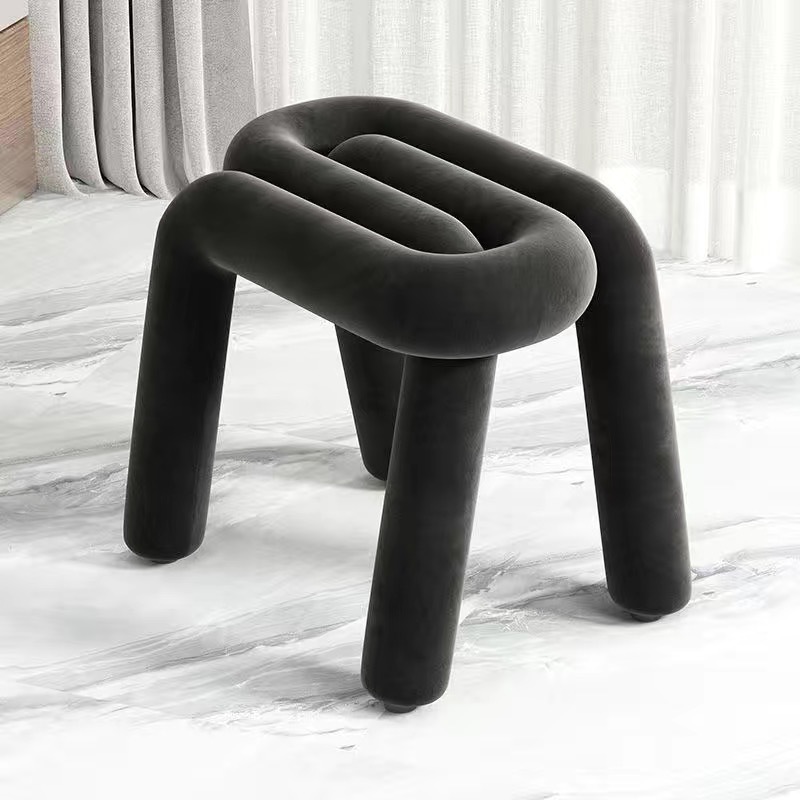 Tabouret court-noir