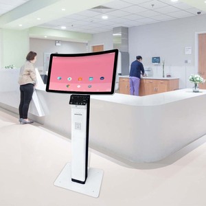 Sistema de gestión de colas electrónico, quiosco de autoservicio para equipo de gestión de colas bancarias, dispensador de tickets