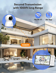 Yeni VB603 Pro 720p bebek izleme monitörü kamera ile kablosuz 5 inç 2.4G iki yönlü konuşma bebek telefonu Cry ses sıcaklık algılama bebek izleme monitörü - Product Image 3