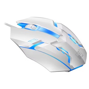 Combo de teclado y ratón para juegos con luces LED con cable para escritorio USB Connect Office Características para computadora y computadora portátil - Product Image 5