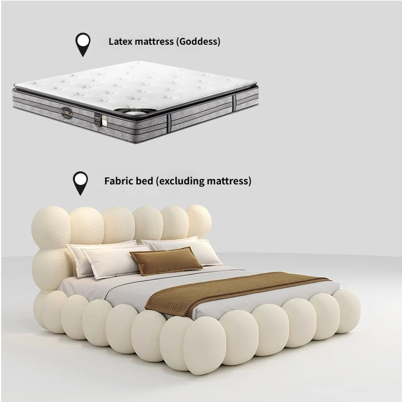 Letto + materasso in lattice