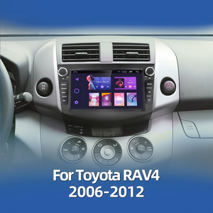 安卓12多媒体播放器车载全球定位系统导航自动屏幕车载丰田RAV-4 RAV4 2006-2012收音机录音机数字信号处理器无线网络 - Product Image 2