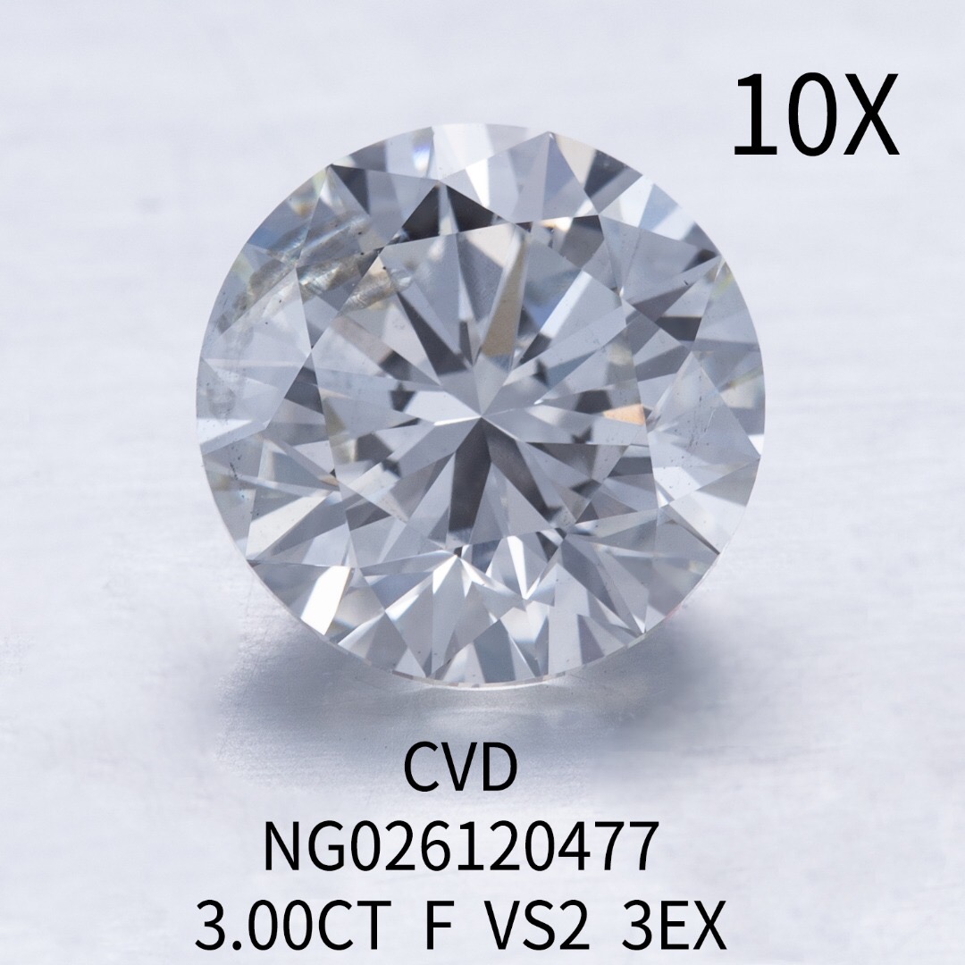 CVD de 3.0CT F VS2