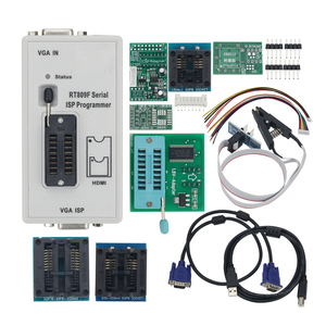 RT809F ISP-Programmierer USB-Programmierer Intelligentes Schreib programm LCD-Programmierer mit 11 Sockel adaptern