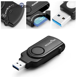Lettore di schede Multi 2 in 1 USB 3.0 Multi funzione lettore di schede di memoria USB-A lettori di schede SD3.0 TF3.0 - Product Image 3