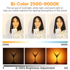 Ulanzi VL61 RGB dahili lityum pil LED Video ışığı, kısılabilir taşınabilir kamera için kamera Sony Nikon SLR - Product Image 4