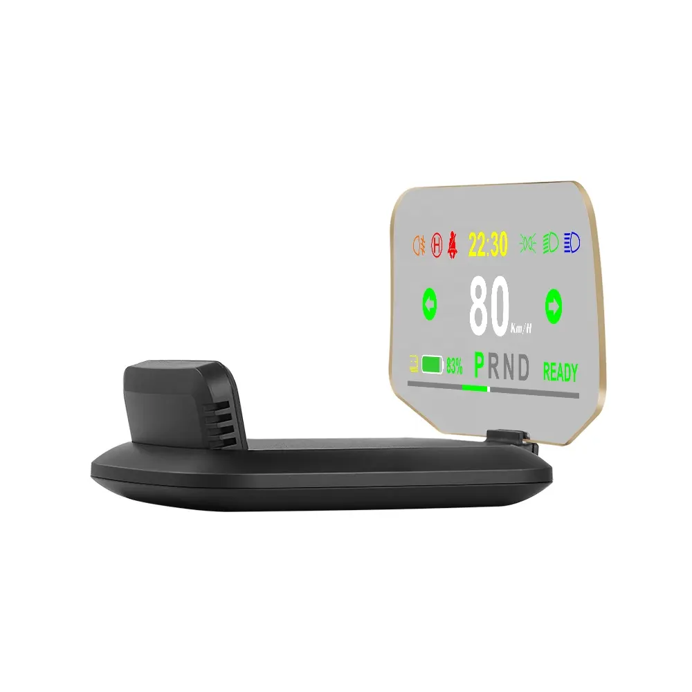 Tesla Model 3 & Y HUD T1 Head Up Display Cermin Navigasi LCD Digital Speedometer Proyektor Kaca Depan