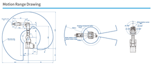 Brazo robótico colaborativo multifuncional de aleación de aluminio de 6 ejes - Product Image 4