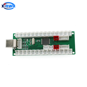 Игровой контроллер Xinmotek DIY для двух игроков, джойстик Sanwa, USB-кодировщик с нулевой задержкой, чип PS/3 Raspberry Pi, аркадный толкатель монет