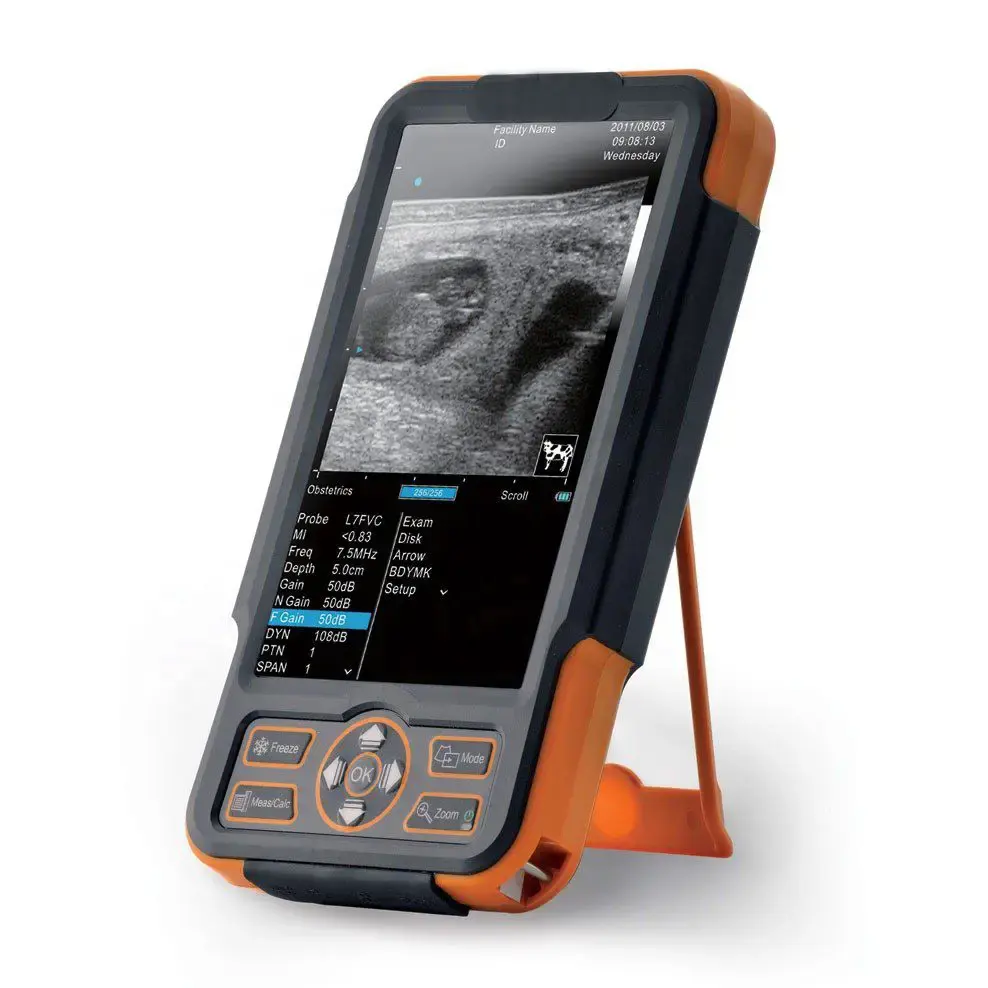 Dispositivo de ultrasonido Digital para uso veterinario, dispositivo portátil de mano canino, caballo, cerdo, vaca, para embarazo, animales