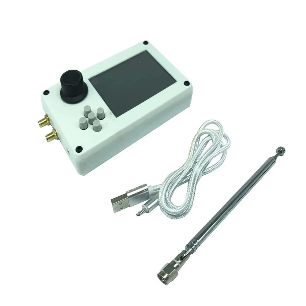 Estuche de plástico blanco para HackRF One + PortaPack H2 + 0.5ppm TXCO GPS, Firmware programable + batería, pantalla táctil LCD de 3,2 pulgadas