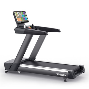 23,8 "TFT dokunmatik ekran ticari elektrikli koşu bandı spor koşu kardiyo eğitim makinesi spor ekipmanları tek elden özelleştirme - Product Image 1