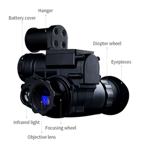 NVG หมวกกันน็อคแบบติดตั้งทั้งกลางวันและกลางคืน,กล้องบันทึกวิดีโอกล้องส่องกลางคืนอินฟาเรดล่าสัตว์ - Product Image 6