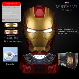 Groothandel Iron Man Helm Vervormbare Hoofddeksels Speelgoed Masker Spiderman Model Smart Robot <span class=keywords><strong>Android</strong></span> Hand <span class=keywords><strong>Jarvis</strong></span> Geassembleerd Shf - Product Image 6