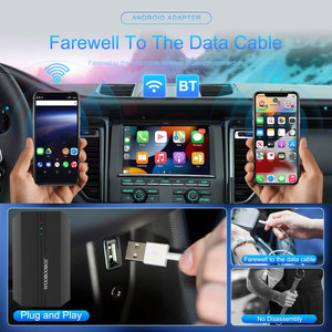 Smartbox kablosuz 12 kullanım Sim Snapdragon 8 Core-3 in 1 CarPlay oto Android 12 GPS 64GB ROM ile dahili YouTube ve Netflix - Product Image 4