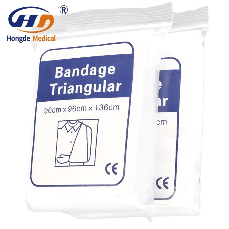 High Quality Crepe Vet Wrap Elastic Veterinary Medical Triangular Bandage