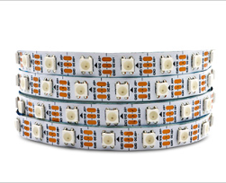 WS2812 светодиодная полоса DC5V 5 м WS2812B 30/60 светодиодов/м 2812 программируемая независимая адресная интеллектуальная RGB фантомная светодиодная Пиксельная полоса - Product Image 6