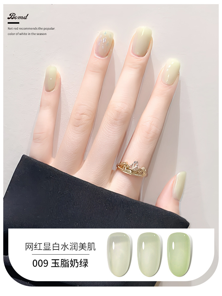 T009-jade vert lait gras