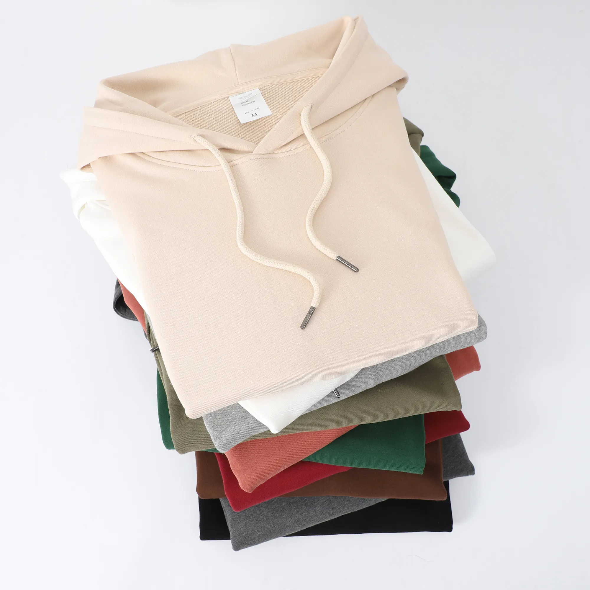 Sweat-shirt à capuche en tissu éponge 100% coton pour homme, imprimé mousse, personnalisé, unisexe, broderie