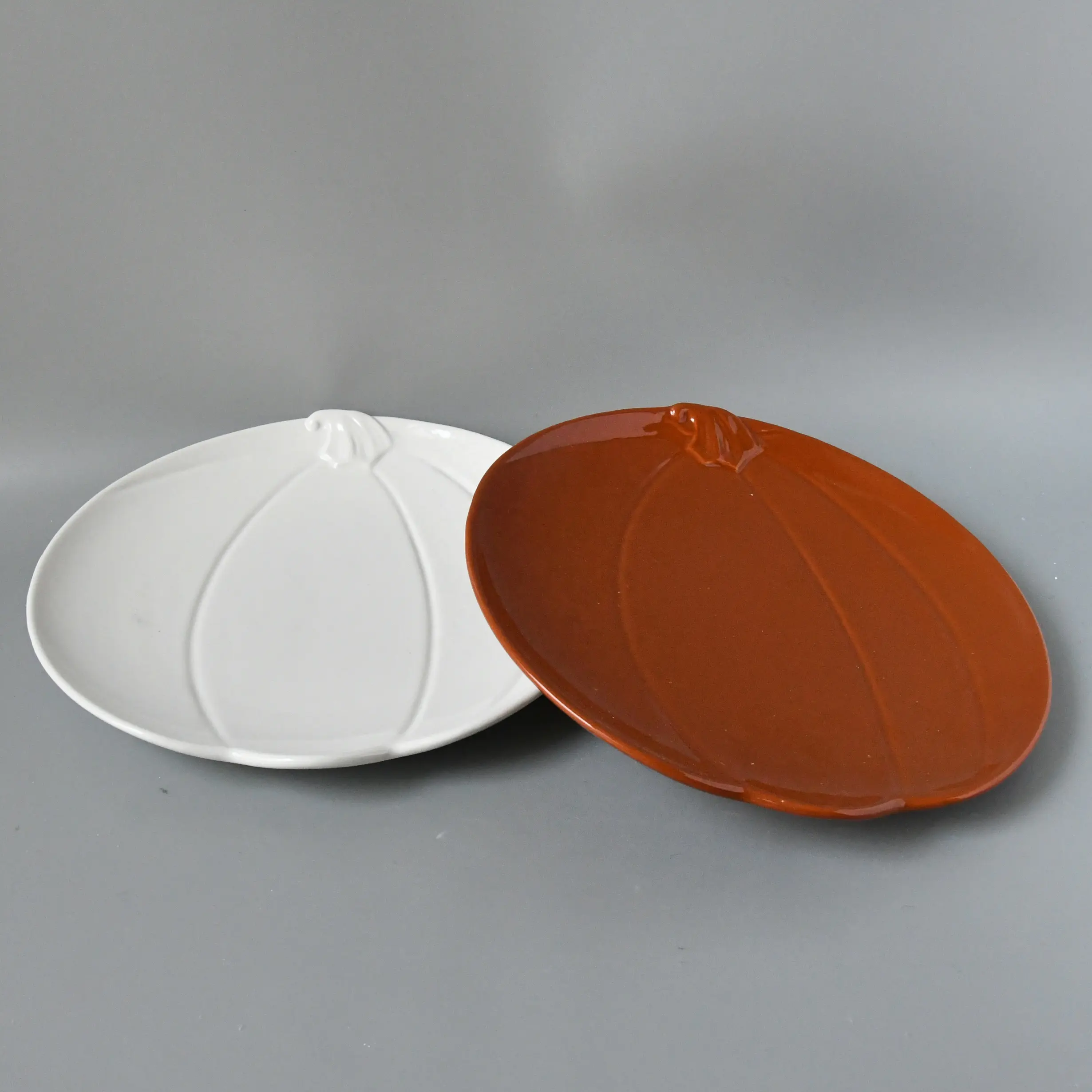 그림 호박 식기 컬렉션 호박 모양의 식당 접시 할로윈 세라믹 매칭 호박 접시
