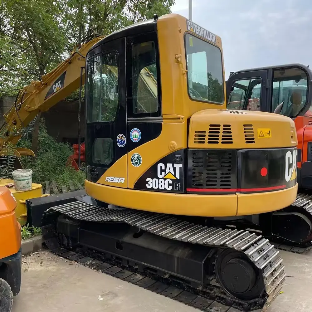 Minimáquina de excavación usada cat 308CR/CAT 308E2/CAT 308D/308C/308E, maquinaria de oruga a precio barato, 8 toneladas, 308