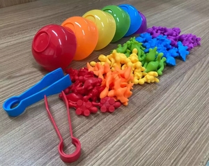 פלסטיק מדידה של כוסות וכפות סט למדידה של מרכיבים יבשים ונוזלים נהדר עבור צעצועי אפייה ובישול