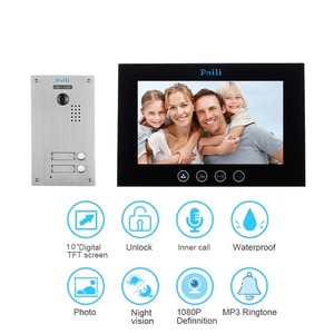 10 Inch Touch Screen Multi Apartment Video Door Phone <strong>Building</strong> <strong>Audio</strong> Video <strong>Intercom</strong> <strong>System</strong> for Apartments - Product Image 3