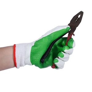 T/C kabuk ile kırmızı kauçuk lamine çalışma eldiven inşaat ve makine kauçuk eldiven en çok satan eldiven - Product Image 6