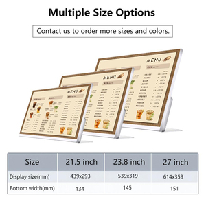 Màn hình quảng cáo kỹ thuật số trên quầy, menu điện tử cho quán trà sữa 21.5 inch, 23.8 inch, 27 inch - Product Image 6