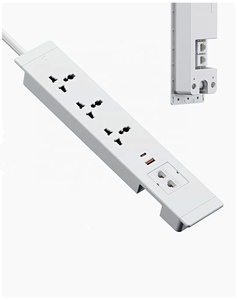 Escritorio de muebles de oficina, alimentación Universal integrada, toma de corriente de datos integrada/Toma de pantalla de mesa montada empotrada, toma USB - Product Image 3