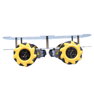 Tscinbuny Mecanum Wheel Doppels chicht Auto-Chassis aus Aluminium legierung für Arduino Smart Robot Car - Product Image 6