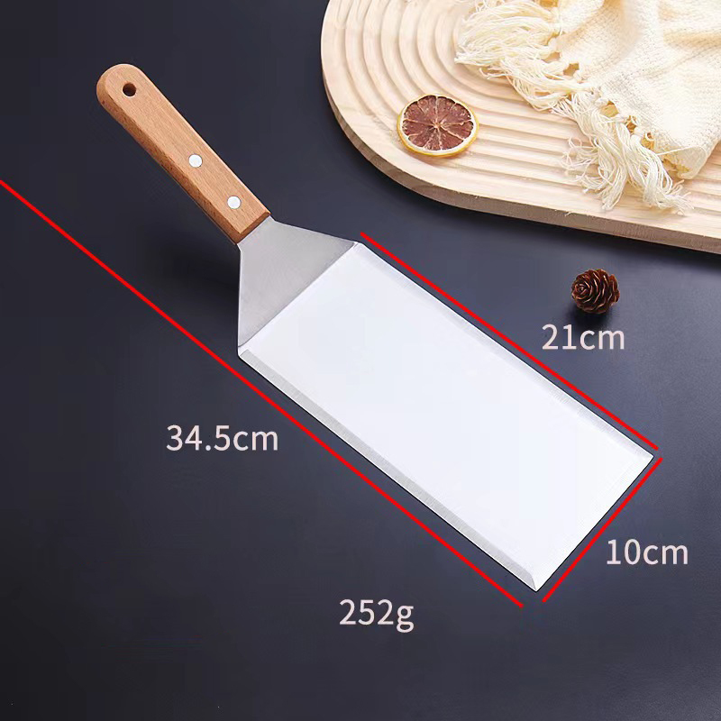Spatule à frire en bois 10cm-Tri - ouverture